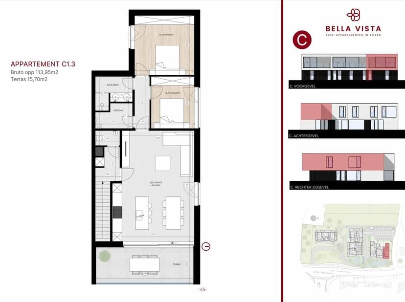 Welkom in Residentie BELLA VISTA te Bilzen (Meershoven). &lt;br /&gt;
&lt;br /&gt;
Hier stellen we U vandaag graag een appartement voor, gelegen op de eerste verd