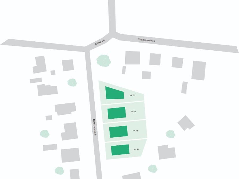 Kampenhout - Notelarendreef - 4 terrains pour maison 4 faces &#039;design libre&#039;&lt;br /&gt;
&lt;br /&gt;
Entouré d&#039;une verdure authentique dans un quartier calme, Sib