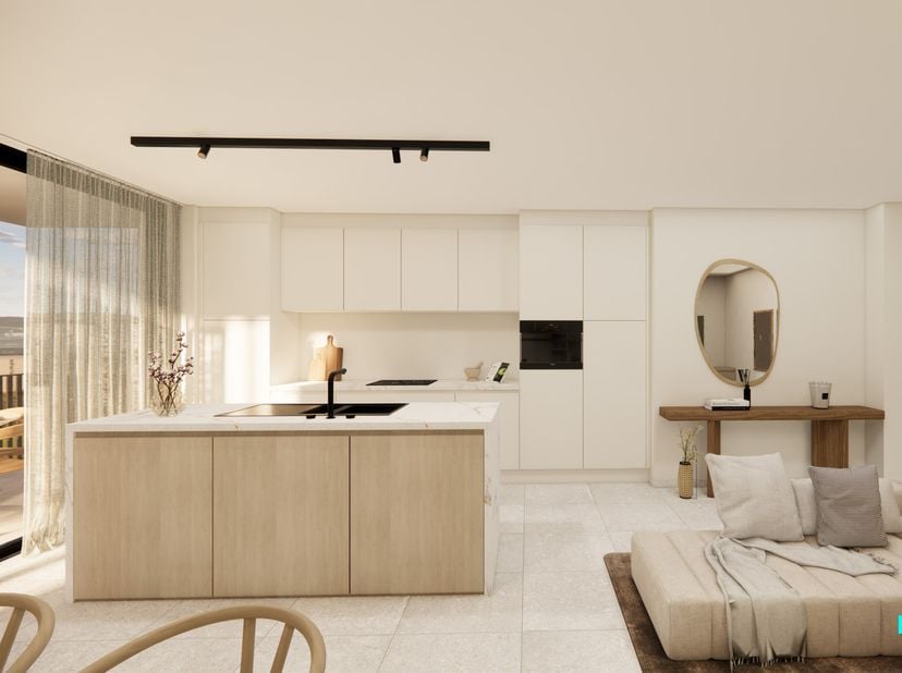 Nieuwbouwproject ‘Damarin&#039; bestaat uit 19 entiteiten met één of twee slaapkamers met een ruim terras of privétuin. De bewoonbare oppervlaktes variëren