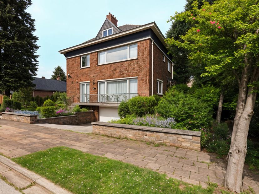 SINT-PIETERS-WOLUWE, op een steenworp van het Dumonplein, prachtige VILLA (5slk/4bdk/bureau) met lift, met een bebouwde oppervlakte van 494m² op een p