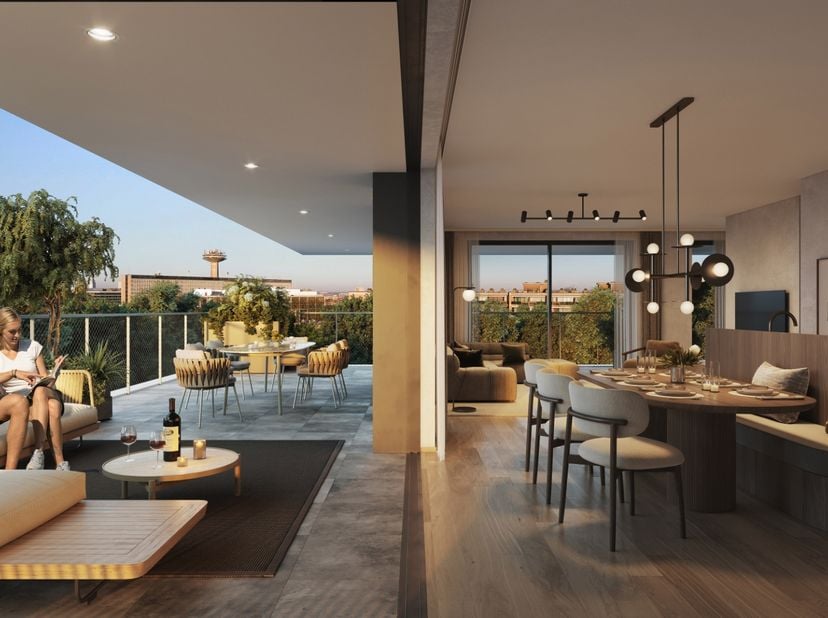 Luxueus 4-slaapkamerappartement in het prestigieuze project The Garden Brussels.&lt;br /&gt;
Gelegen op een strategische locatie tussen de NAVO, de Europese