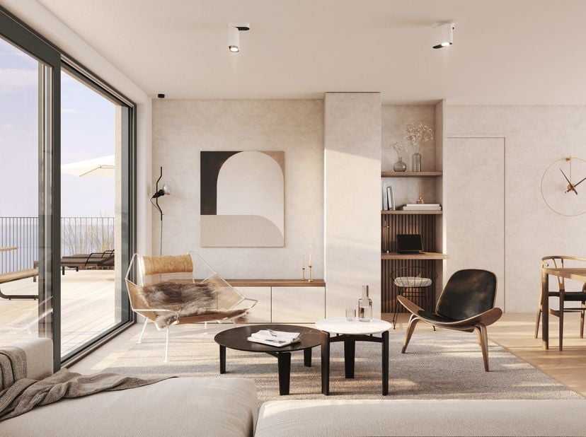 Dans la zone commerciale Zeelaan à Koksijde, près de la plage, nous trouverons bientôt le nouveau projet de construction Residentie ZonZicht. Ce beau