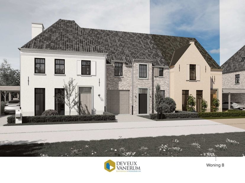 Het betreft hier een woning met een ruime woonoppervlakte van 218m2.  Deze halfopen bebouwing beschikt over een carport. &lt;br /&gt;
&lt;br /&gt;
De architectuur