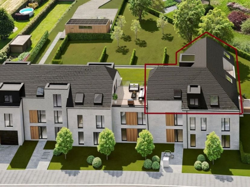 REEDS 60% VERKOCHT - START DER WERKEN 8/2025&lt;br /&gt;
Penthouse van 141m² met ruim terras van 8m² op het westen in het stijlvolle nieuwbouwproject ‘Hof t