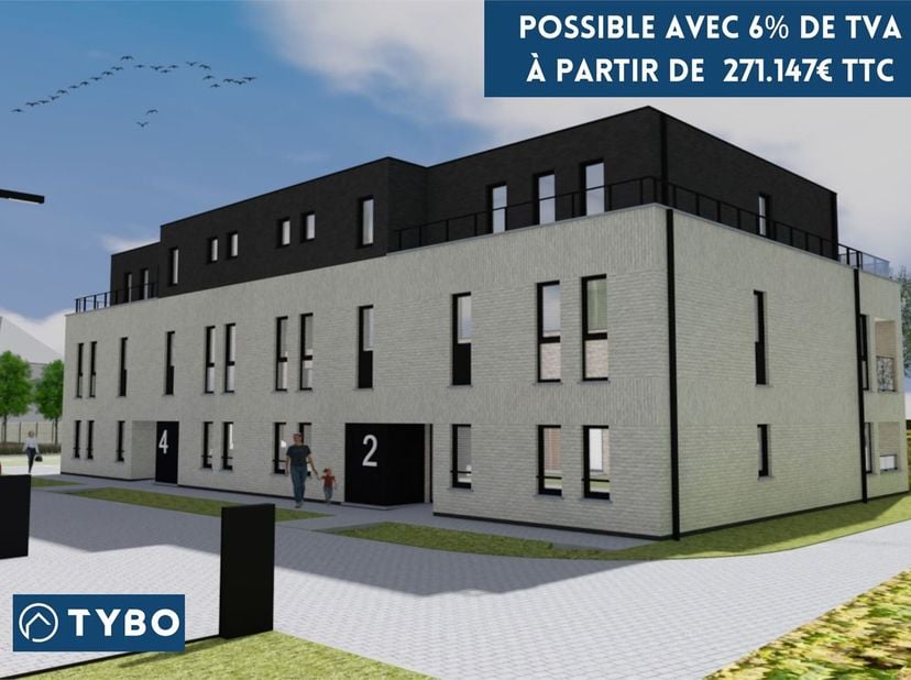 Au centre d&#039;Estaimbourg on a un projet de 10 appartements autour d&#039;un parc privatif.&lt;br /&gt;
Il y a 4 appartements au rez, 4 appartements au premier éta