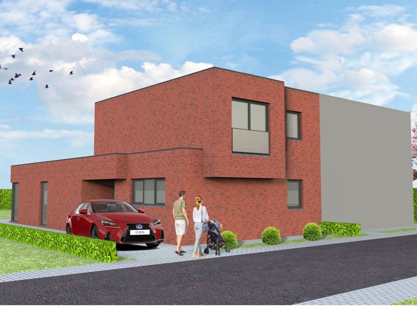 Nieuw te bouwen halfopen bebouwing te Ninove. &lt;br /&gt;
Voorbeeldwoning: Indeling volledig naar keuze.&lt;br /&gt;
&lt;br /&gt;
Onze woningen worden gebouwd met kwal