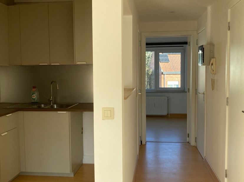 Afzonderlijke ruimtes: living annex keuken, slaapkamer , toilet, douche, berging in de kelder voor wasmachine + fiets. &lt;br /&gt;
&lt;br /&gt;
Huur € 750 inclus