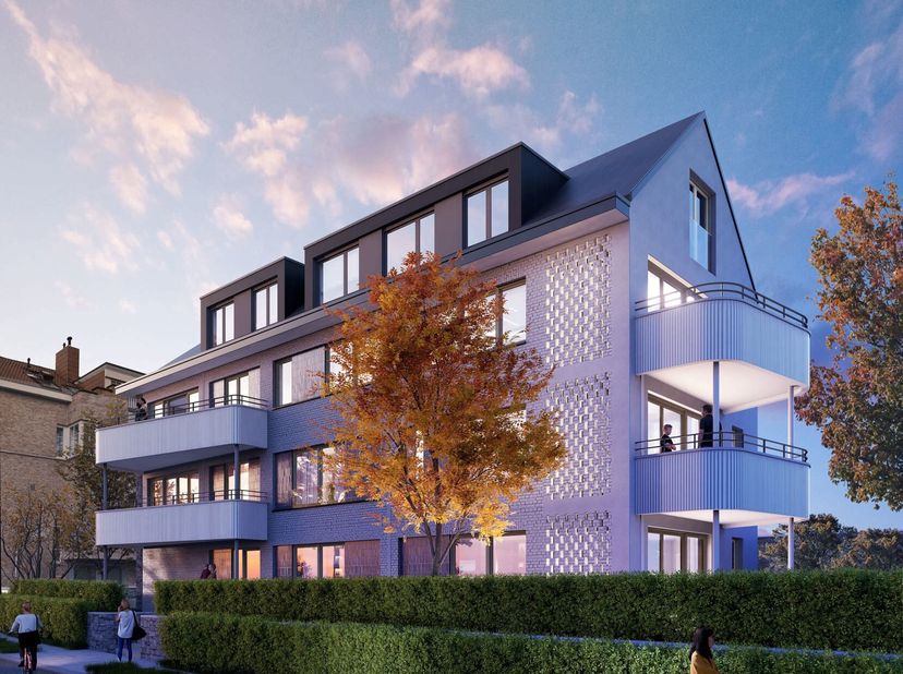UKKEL  Ideaal gelegen in het hart van een gegeerde sector, op enkele stappen van het Sint-Jobplein, het Wolvendaelpark en het Vivier dOie, prachtig DU