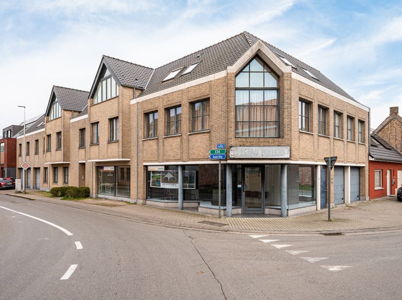 Disposition:&lt;br /&gt;
Rez-de-chaussée:&lt;br /&gt;
- Propriété commerciale de 181 m², idéale pour un magasin ou un bureau&lt;br /&gt;
- Studio de 82 m²&lt;br /&gt;
- Entre