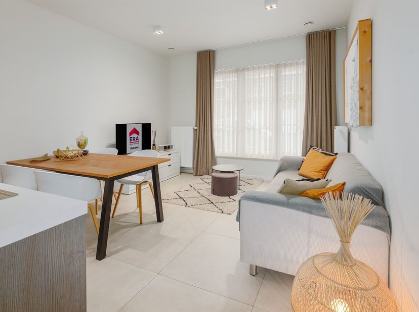 Nieuwpoort-City : Bel appartement d&#039;une chambre à coucher dans un immeuble récent.Ce bel appartement offre un cadre de vie moderne et confortable. Il