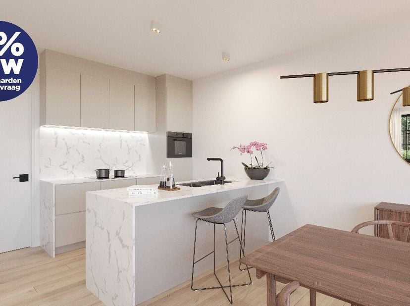 Energiezuinig nieuwbouwwoning in Mollem (lot 31) . Deze tijdloze nieuwbouwwoning maakt deel uit van het exclusieve woonproject Winhof in Mollem (Asse)