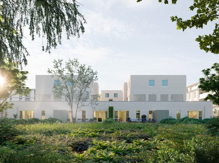 Nexuss omvat 5 verschillende gebouwen die zich situeren in een eigen groene omgeving. Het duurzaam nieuwbouwproject beschikt over zowel studio&#039;s, 1 -