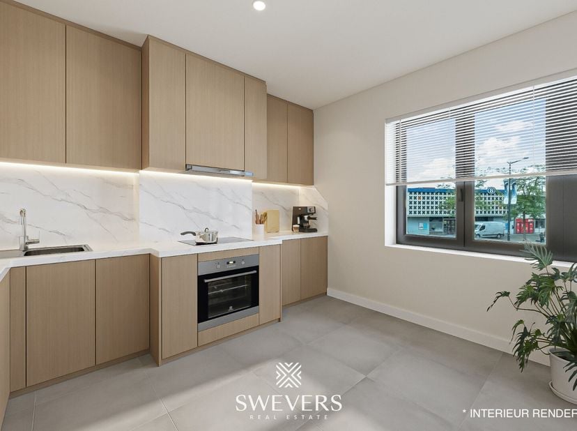 Voor meer info en fotos, surf naar www.swevers.be  Dit charmante appartement op de eerste verdieping in Landen, gebouwd in 1951, biedt met 83,95 m² ee