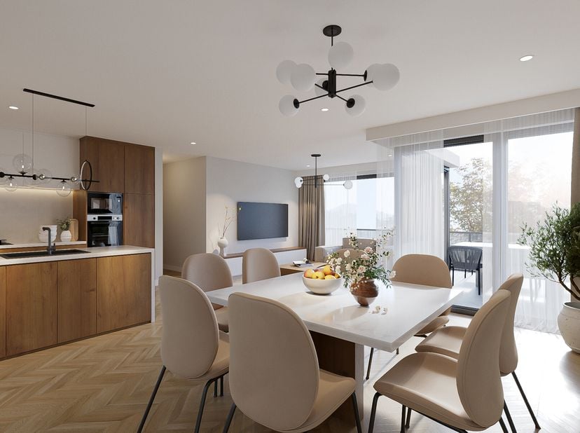 Bienvenue dans le nouveau projet de construction Â BEAU Â à Geraardsbergen (quartier Viane), où la lumière, l&#039;intimité et les vues imprenables vont de