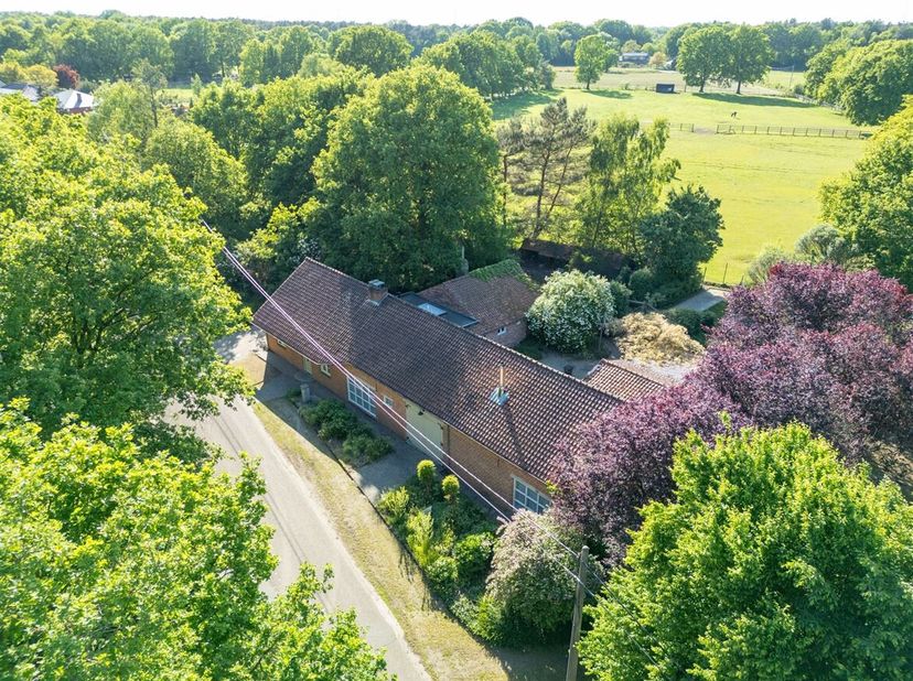 Deze authentieke langgevelhoeve op een perceel van ruim 1 hectare is een unieke kans. De hoeve is gebouwd in 1800 en zorgvuldig gerenoveerd in 1995 en