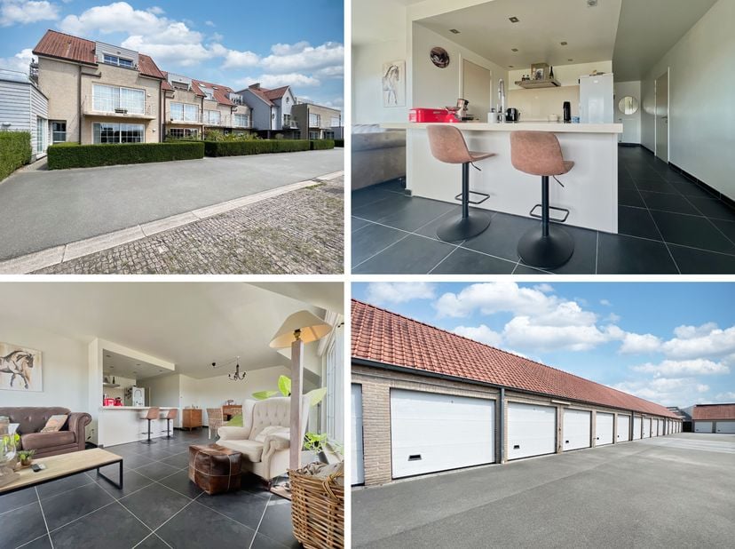 Op een toplocatie in Meetkerke, op een boogscheut van stad Brugge én diverse invalswegen, is dit ruim en lichtrijk 2-slaapkamerappartement gevestigd.