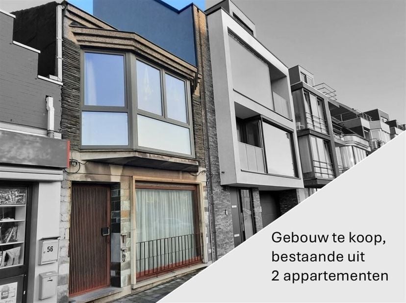 Het te renoveren pand bestaat uit een appartementsgebouw met quasi twee identieke appartementen, elk met mooie ruimtes en veel licht. Dit op een centr