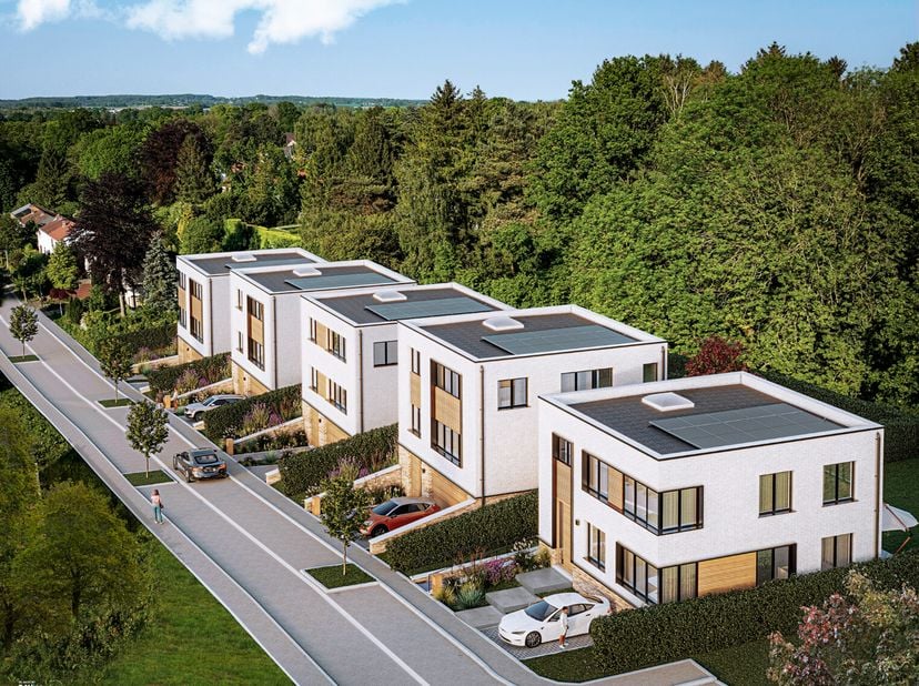 Cette VILLA 2 fait partie d&#039;un projet de 5 villas neuves, situées dans le quartier calme et résidentiel de la rue &quot;Galgenveld&quot; à Wezembeek-Oppem. Lens