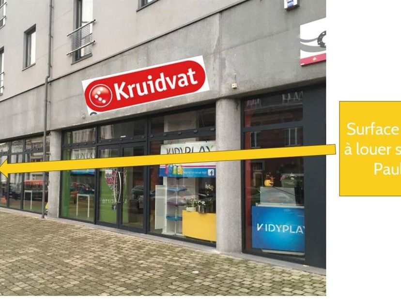Situé Avenue Paul Pastur à Mont-sur-Marchienne, à côté de l&#039;Intermarché, une surface de 260 m² partiellement aménagé est disponible. &lt;br /&gt;
145€/m² an