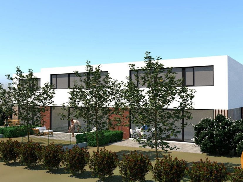 DENDERHOUTEM - Deze prachtige nieuwbouwwoning (halfopen) kunt u vinden in een rustige straat nabij de dorpskern van het mooie Denderhoutem.&lt;br /&gt;
Deze