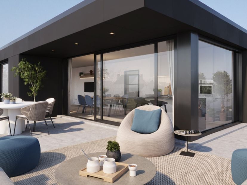 LOFTAPPARTEMENT op 2e verdieping in residentie DIANTHUS I app 2.2 Dit appartement in Residentie Dianthus I is gelegen in het rustige nieuwbouwproject