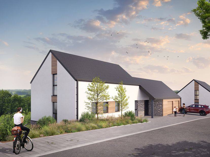 GESVES. Idéalement situé dans un quartier vert proche de toutes les facilités, APPARTEMENT NEUF (3CH/2SDB) de 171,35 m² avec TERRASSE. Situé au rez-de