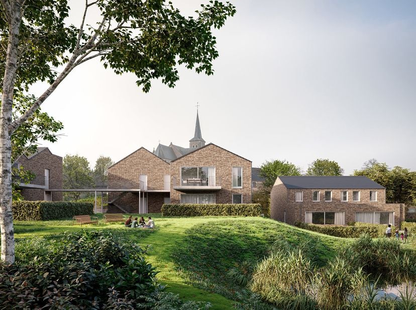 Hier wil je wonen!LiggingIn Tielt-Winge, tussen Leuven en Diest. Op de hoek van de Dorpstraat en de Rillaarseweg, met uitzicht op de parochiekerk Onze