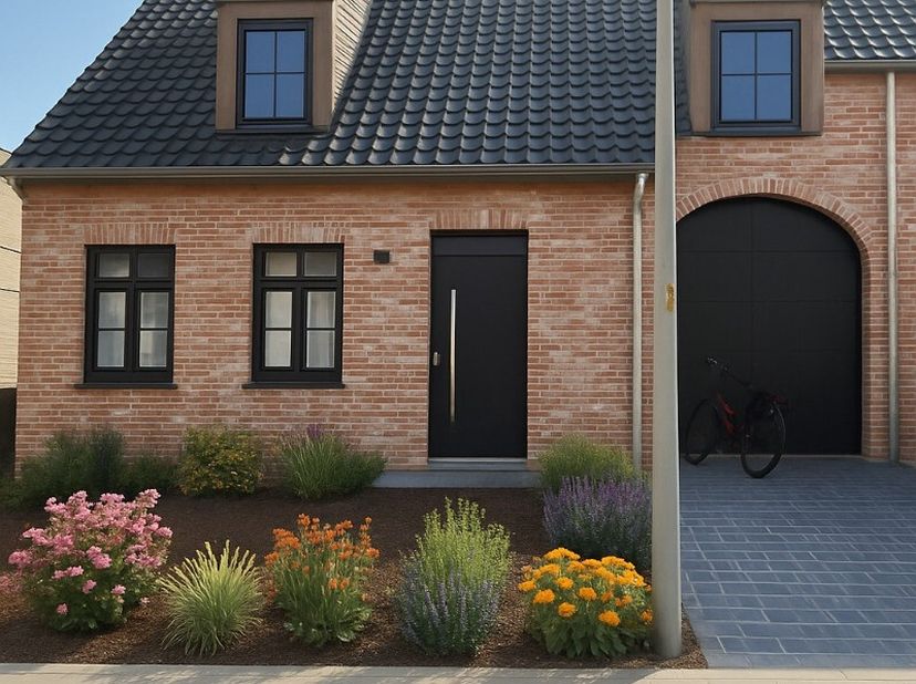 Nieuwbouwwoning rustig gelegen in het centrum van Koolskamp.De woning wordt gebouwd met kwalitatieve materialen en voorzien van alle hedendaagse comfo