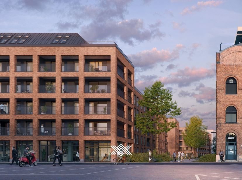 Deze kantoorruimte van 136.4 m² is gelegen langs Dok Noord op de hoek met de Atlantastraat. De extra hoge plafonds van 365cm en de hoekligging met gro
