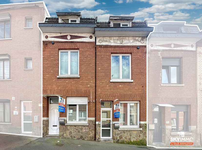 L&#039;agence Skyimmo a le plaisir de vous présenter ces deux maisons réunies en une seule propriété offrant de multiples possibilités :&lt;br /&gt;
Une maison p