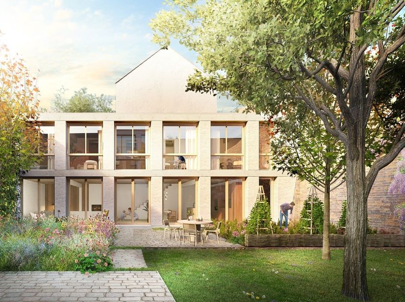 In het statige Elsene, vlakbij het Flageyplein en op slechts enkele minuten van de schilderachtige vijvers van Elsene, vind je binnenkort ‘Les Jardins
