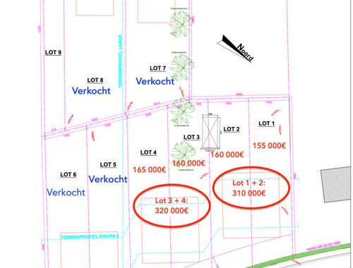                                         Terrain à bâtir à vendre à Erpe, € 155.000
