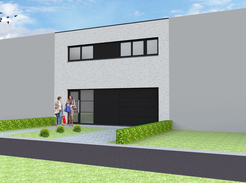 Nieuw te bouwen gesloten bebouwing te Merchtem. &lt;br /&gt;
&lt;br /&gt;
Voorbeeldwoning: Indeling volledig naar keuze.&lt;br /&gt;
&lt;br /&gt;
Onze woningen worden gebouwd