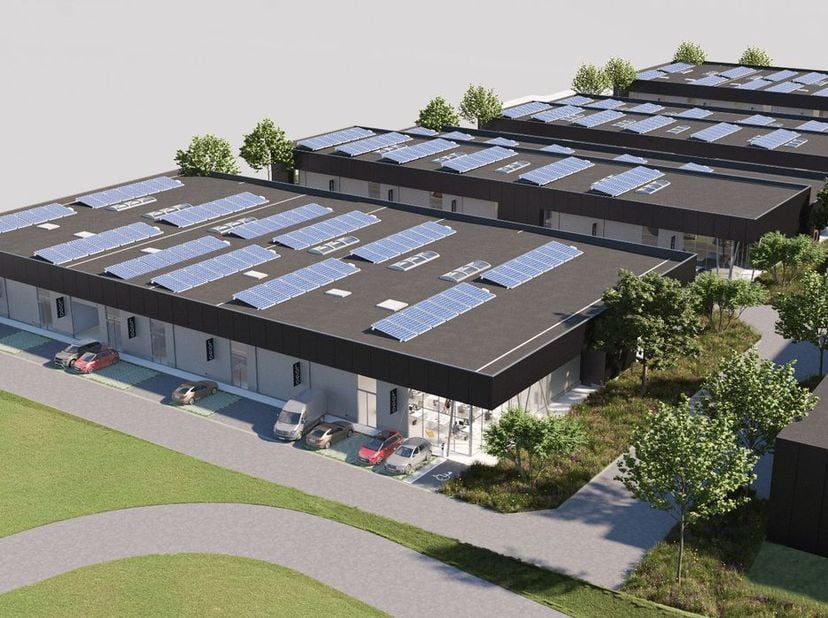 Uitstekend gelegen nieuwbouw KMO-unit van 185 m² en 2 privatieve parkeerplaatsen te koop op slechts 5 min. van Nijvel met vlotte bereikbaarheid via af