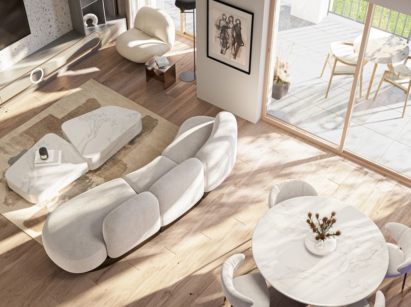 La Résidence ROMAIN, située dans le quartier animé de Tondelier, incarne un luxe contemporain inégalé. La façade principale donnant sur la place Koen