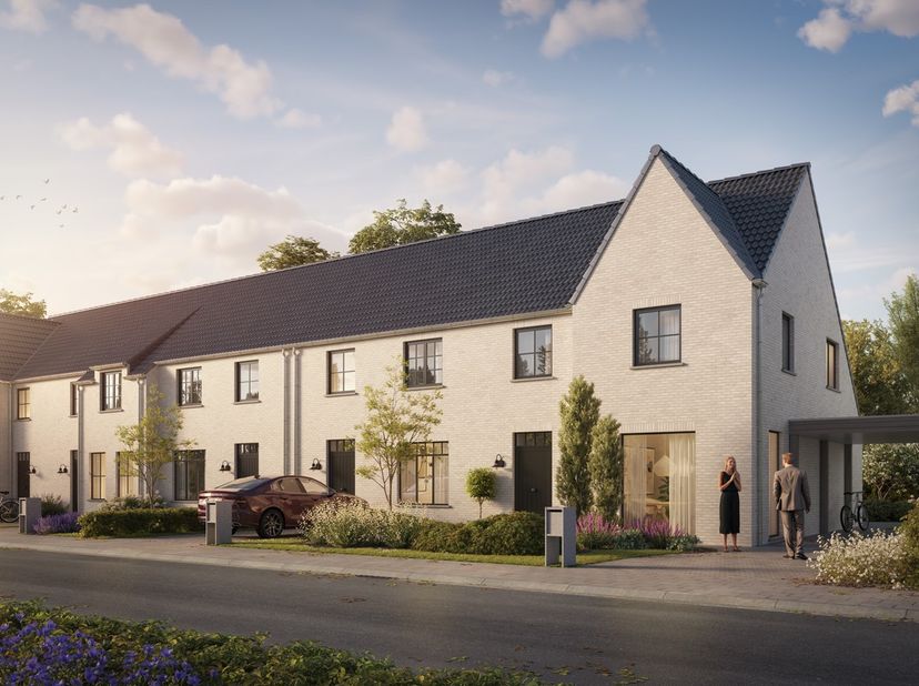 Près du centre de Dendermonde, dans une rue sans issue, Hectaar construit 8 nouvelles maisons. Les maisons ont une allure contemporaine et sont constr