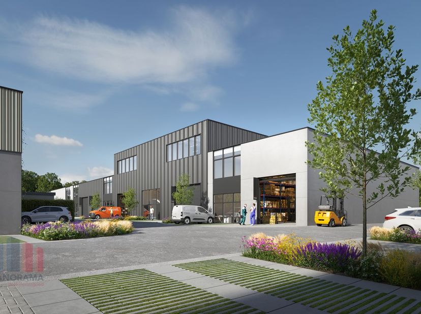 Nieuwbouw KMO-unit te koop met een oppervlakte van 323 m² en 4 privatieve parkeerplaatsen.&lt;br /&gt;
De lood maakt deel uit van “Apollo”, een gloednieuw K