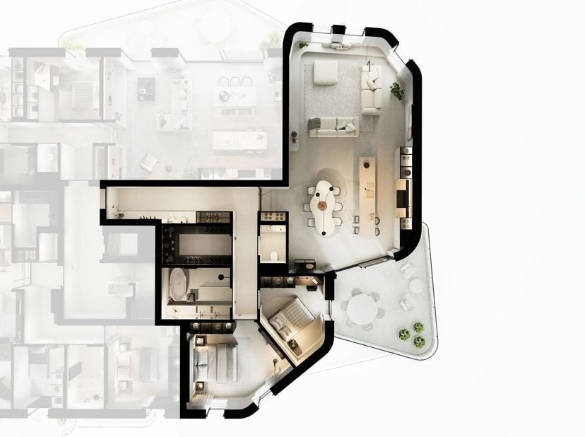 Prachtig project van 8 BEN-appartementen: DE KAZERNE, waar karakter en luxe elkaar ontmoeten.&lt;br /&gt;
Het E-peil zal lager zijn dan E10, waardoor u de e