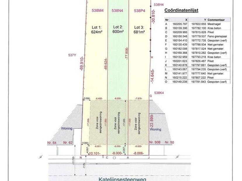 Bouwgrond voor gesloten bebouwing op een perceel van 681m². Deze bouwgrond is gelegen op een gunstige ligging aan de verbindingsweg Duffel - Sint-Kate