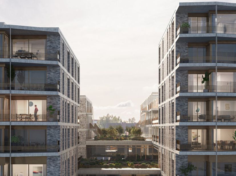 Ben je op zoek naar een ideale plek voor je praktijk, atelier of kantoor in het dynamische nieuwe stadsdeel aan de Leie? Deze commerciële unit biedt e