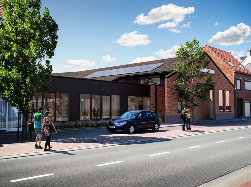 Maak kennis met dit prachtige en ruime casco-handelspand of kantoorruimte in project Inova, strategisch gelegen langs Blommekens, de natuurlijke verle