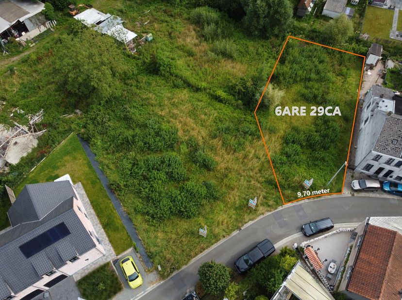 Voor een bezoek of meer info bel 054 69 39 34 -  BOUWGROND VOOR HOB - In een rustige straat bevindt zich deze bouwgrond(Lot 4) voor HOB op een perceel