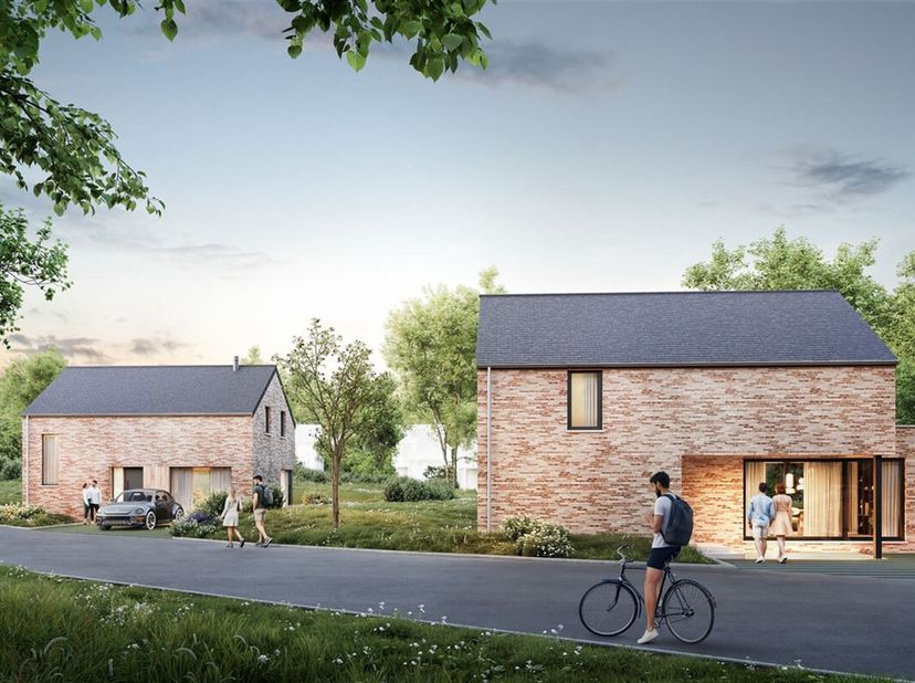 MCA Immobilier heeft voor jullie deze instapklare woning (LOT 1), gelegen op de hoogten van Bomal in de wijk &quot;Les Pierres&quot; (Durbuy). Deze nieuwe wonin