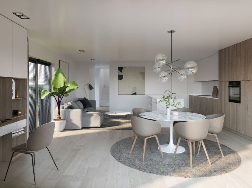 [[ DIT PAND NEEMT DEEL AAN DE ERA OPEN HUIZEN DAG OP 14/6 VAN 14:30 TOT 15:30 ]] Ontdek Hattrick, een hedendaags nieuwbouwproject waarbij wooncomfort