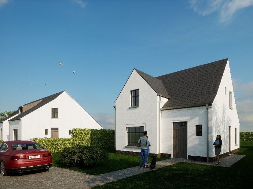 3 belles maisons neuves et modernes à vendre dans le centre de Petegem-aan-de-schelde. Chaque maison est économe en énergie et durable et est construi