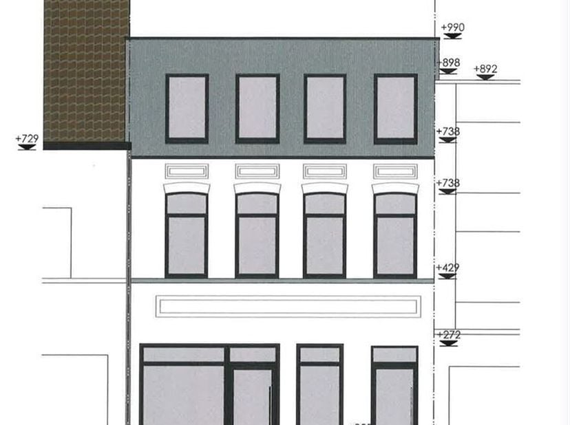 Te renoveren project met 3 appartementen en handelszaak  Commerciële toplocatie in Avelgem&lt;br /&gt;
Bent u op zoek naar een investeringsproject met tal v
