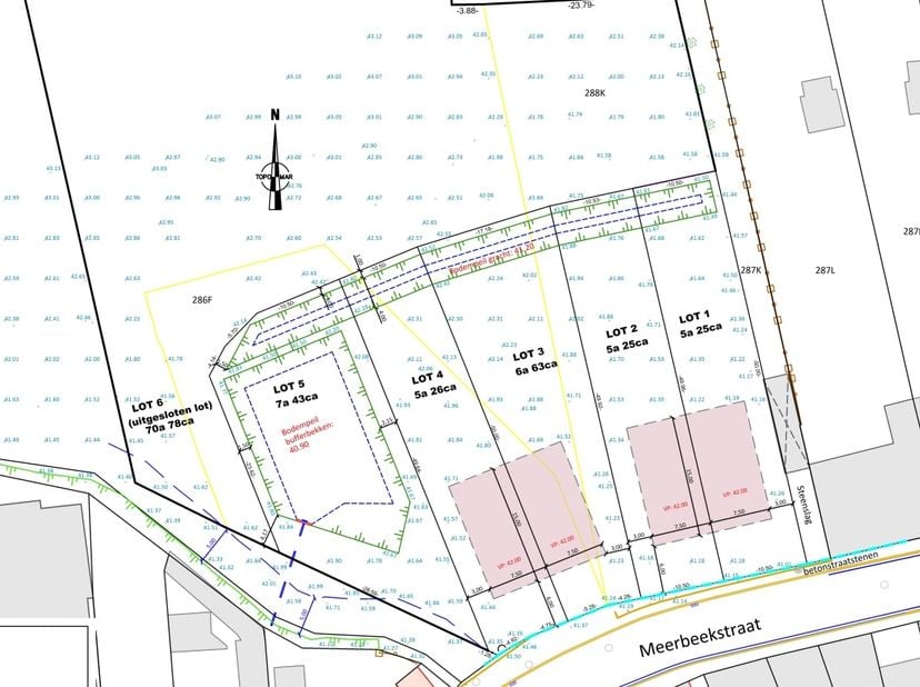 Ontdek deze uitstekend gelegen projectgrond van 2.982 m², perfect voor uw volgende bouwproject! De grond biedt de mogelijkheid tot het verkavelen in 4