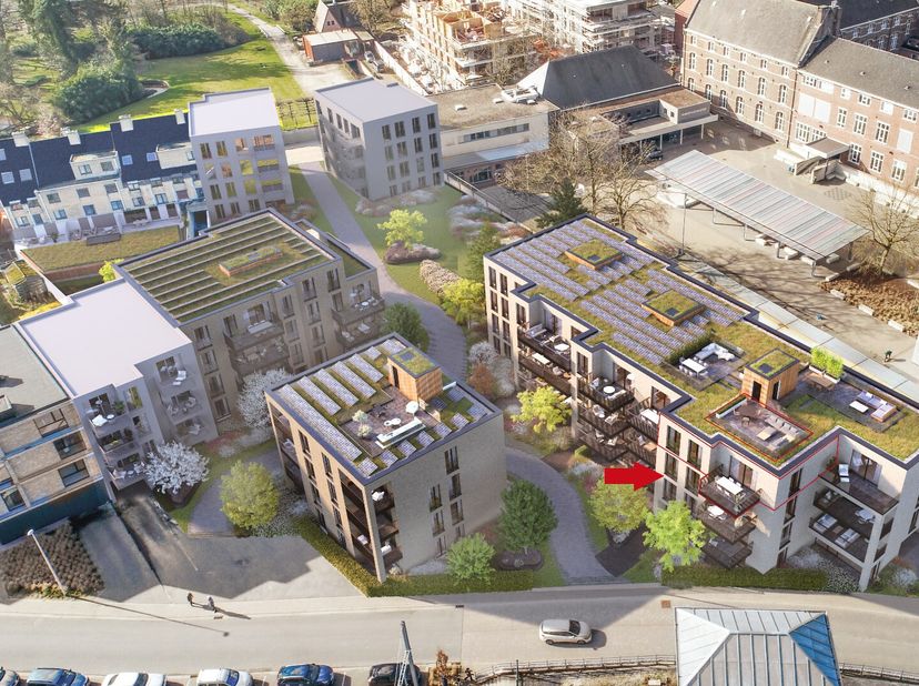 Dit appartement voorzien van 2 slaapkamers met een eigen dakterras staat te koop!&lt;br /&gt;
Dit appartement, goed voor 94,40m² woonoppervlakte beschikt ov