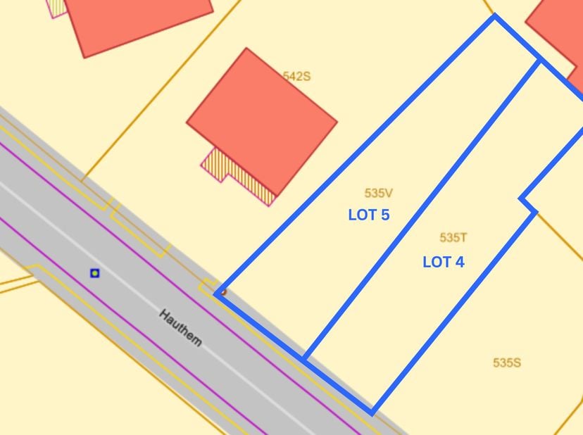 Lot 4 : terrain  à bâtir à vendre à Hoegaarden - profitez d&#039;une vie paisible dans un environnement verdoyant !Ce beau terrain est situé dans un enviro