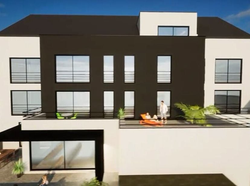 Découvrez ce superbe appartement alliant espace et luminosité, idéalement agencé : 60m² de living avec grandes baies vitrées Cuisine super équipée ave